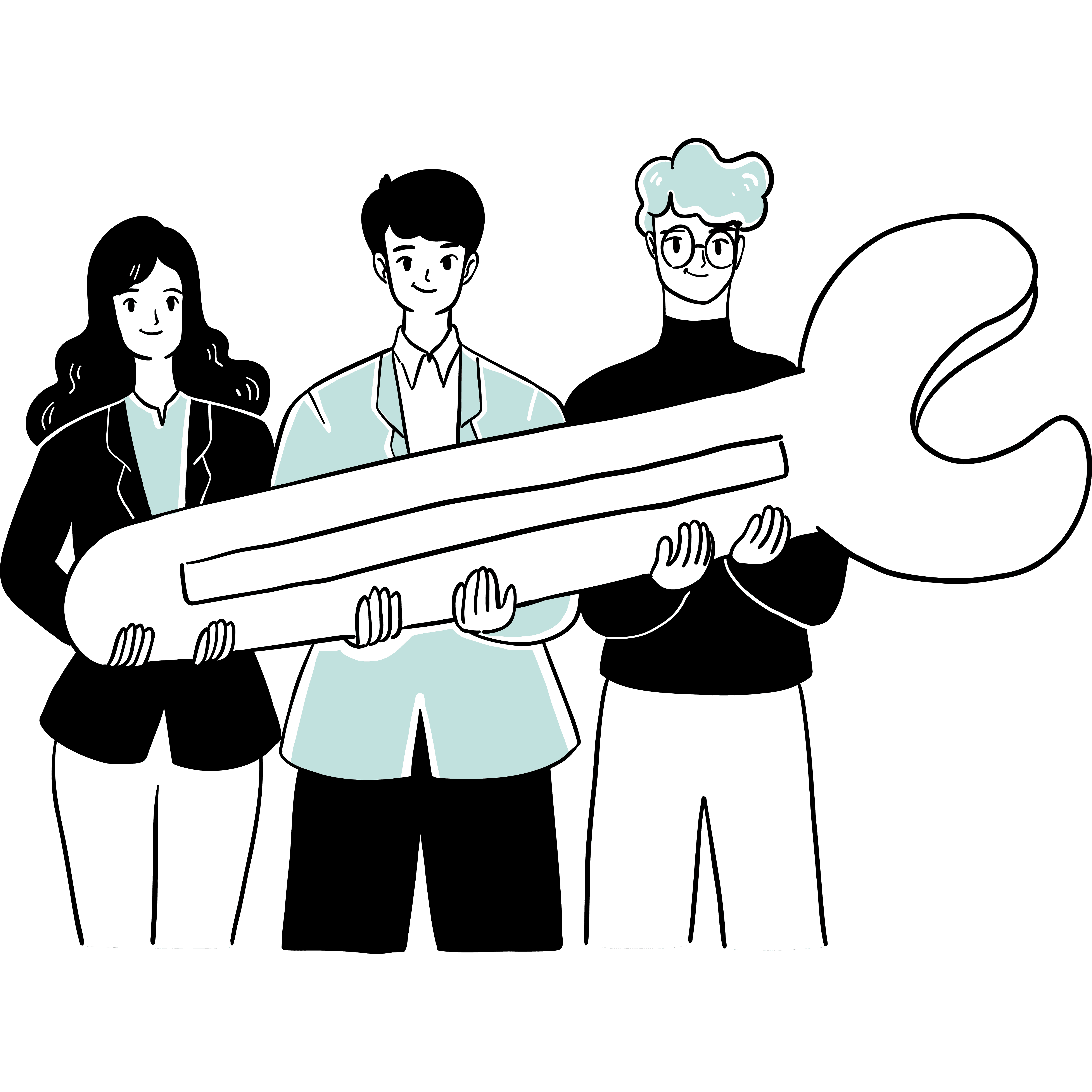 Website maintenance staff holding a wrench